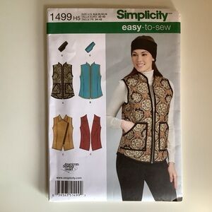 Simplicity 1499 Sewing Pattern
